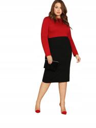 Shein Curve Fekete Ceruzaszoknya Elegáns 44 XXL__XXL