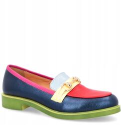 TYMOTEO Színes bőr papucs Tymoteo A1005 Multikolor 36 (TYMOTEO A1005 COLORFUL)