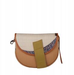 Słoń Torbalski Bézs-barna női kézitáska postás táska bőr válltáska Słoń Torbalski (00-399-1515-E12-011704P)