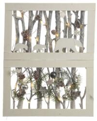 Kaemingk Fa dekoráció 20 led meleg fehér 47cm (454/481835)