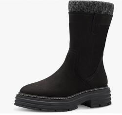 Marco Tozzi fekete platformos bokacsizma 37- méret (2-25492-41)