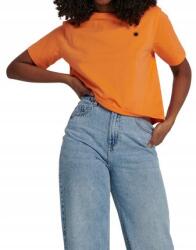 sinsay Rövid Ujjú Póló, Size 34, narancssárga, oversize, pamut