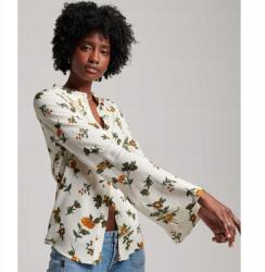 Superdry Krémszínű Mintás Ing (40) (592521)