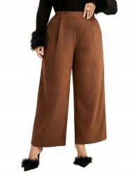 Shein Curve Nadrág Barna Egyenes 3XL __3XL