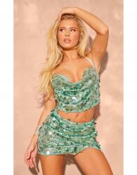 Prettylittlething Flitteres Megkötős Felső (42) (563707)
