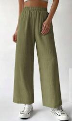 Shein Női Nadrág Zöld Hosszú Lenvászon 36 V2A