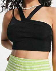 Bonprix Aszimmetrikus Felső Fekete__m