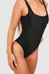 Boohoo LC72306 Boohoo Fodros Fekete Fürdőruha (37) L