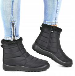 Evento Hótaposó Nem Vízhatlan Meleg Téli Cipő Cipzáras Fekete 40-ES (1467 CZARNY)