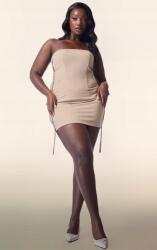 Prettylittlething HC64109 Csíkos Ruha, Prettylittlething, Size 6XL, bézs