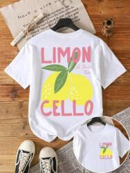 Shein Fehér nyomott mintás póló, Size 36