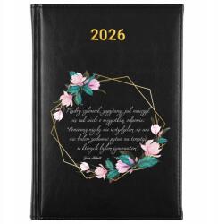 FunnyCase Könyvnaptár 2026 Nem Féltem Feltenni A Kérdést Fekete Ajándék Minták (Kalendarz Czarny NIE BAŁEM SIĘ ZADAWAĆ PYAŃ)