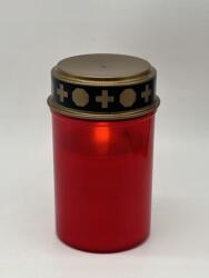 Cortina Műanyag Mécsesbetét Cortina Display Elemekkel 1-20/NAY Piros 1 Db (Wkład led do zniczy elektryczny)