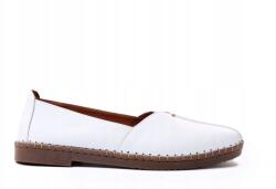 Manitu Fehér Bőr Félcipő Manitu Lapos Sarokkal 840007-42 Méret 39 (840012-03)