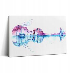 Wallfluent Fotó Vászonkép Canvas Klasszikus Otthon Loft Cselló Festmény Park 30x20 cm (010030010150000074900)