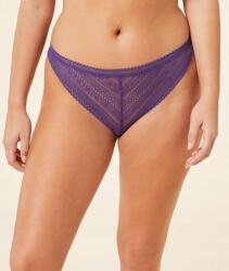 Etam Lila Áttetsző Tanga Bugyi, Size 34, csipke, poliamid (558656)