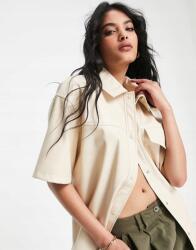  Top Ecru Bőr Utánzatú Ing (36) (531645)