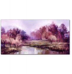 Coloray Vászon keretes faliképErdő víz 100x50 cm (010030010010000017076)