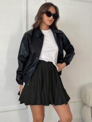 Shein KC85220 Shein Fodros Miniszoknya Magas Derekú (40) M