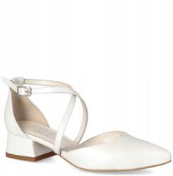 Kotyl Alacsony szárú esküvői cipő Kotyl 9917 Ecru Gyöngy 35 (KOTYL 9917 ECRU PERŁA - 35)