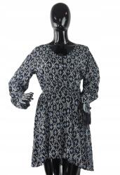 Pepe Jeans Mintás Fekete Ruha, Size 14L, viszkóz (389969)