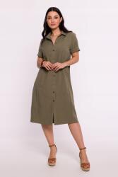 BeWear Ruha Elegáns Alkalmi Női MIDI Sima Póló Khaki 44 XXL