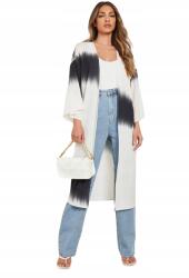 Boohoo Chiffon Kimonó Ágytakaró, Tie Dye, Size M/L