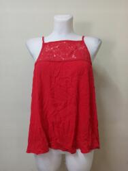 Even&Odd Piros Csipkés Felső M-es