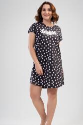 Vienetta Női rövid ujjú hálóing 1100731081 1XL fekete (1100731081)