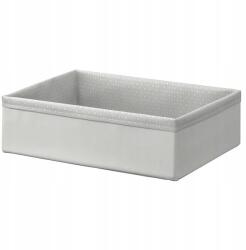 IKEA rendszerező doboz Baxna szürke/fehér 26x34x10cm (204.743.66)