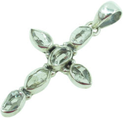  Herkimeri gyémánt kereszt medál - asvanyekszerbolt - 19 980 Ft