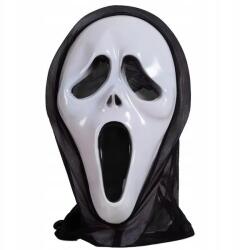 Korbi Maszk Sikoly Halloween Jelmez Félelem Horror Scream Halloween (MASKA KRZYK CZARNA KORBI)