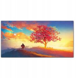 Coloray Vászonkép Domb fa naplemente 100x50 (010030010010000017525)