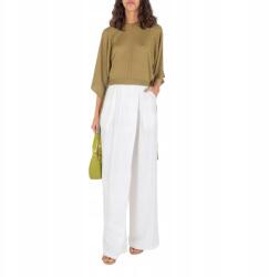 Silvian Heach szövet nadrág elegáns palazzo fehér méret M It 42 (PGP22116PA SM)