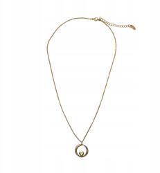 Ttm Xuping Nyaklánc arany sebészeti acél arany szív kör