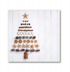 Tulup Vászonkép 50x50 Mézeskalács karácsonyfa díszek (ock-50x50-230911058)