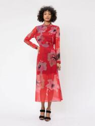 Religion Piros ruha, mintás, Size 36, poliészter, midi (459758)