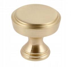 GTV Sonet bútorgomb, szálcsiszolt arany, fi 25mm (GZ-SONET-1-18)