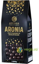 Aronia Charlottenburg Fructe de Aronia Glazurate cu Ciocolata Neagra 200g