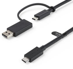 StarTech USBCCADP USB kábel USB 3.2 Gen 2 (3.1 Gen 2) 1 M USB C Fekete (USBCCADP)
