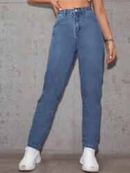 Shein DC57206 Shein Mom Jeans Nadrág Magas Derekú Light Wash (27) M