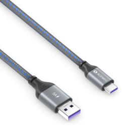 sonero SPC-U110-010 USB 2.0 1 M USB C USB A Kék, Szürke (SPC-U110-010)