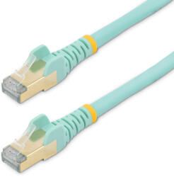 StarTech 6ASPAT10MAQ Türkizkék 10 M Cat6a S/UTP (STP) (6ASPAT10MAQ)