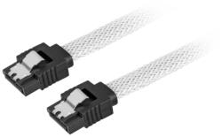 Sharkoon Sata 3 SATA kábel 0, 3 M SATA 7-pin Fekete, Fehér (4044951016631)