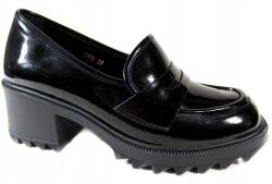 D&A Félcipő D&a MR-7392 MÉRET40 Fekete Lakk (mr-7392)