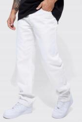 Boohoo IC17304 Boohoo Egyszerű Fehér Farmernadrág 48-AS