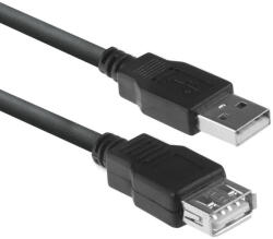 ACT AC3040 USB kábel USB 2.0 1, 8 M USB A Fekete (AC3040) - compzone