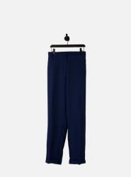 ONLY Sötétkék szövetnadrág, Size 46, poliészter, vasalt szárú (496846)