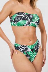 Boohoo Kétrészes Fürdőruha, trópusi mintás, Size 40, 90% poliészter