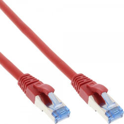 InLine 4043718088843 hálózati kábel Vörös 5 M Cat6a S/FTP (S-STP) (76805R)